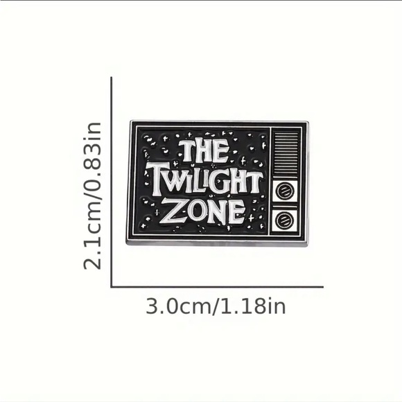 Twilight Zone Enamel Pin - Picture 2 of 4